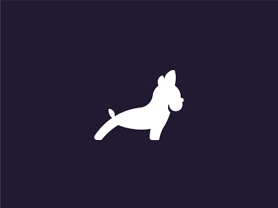 Puppy Mark animal branding cute icon logo mark puppy vector