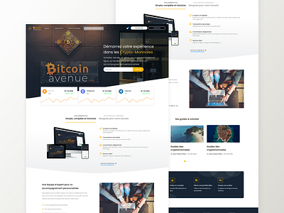 Bitcoin Avenue | Landing page