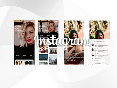 Instagram Re design