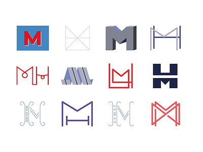 M H Logo Experiments