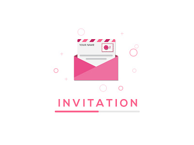 Invitation Giveaway debut debuts dribbble icon illustration invitation invite join