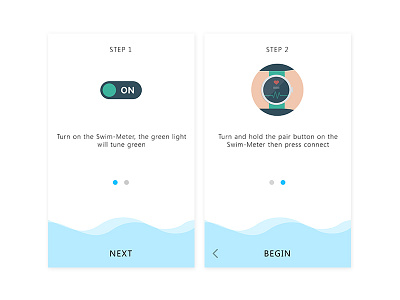 How to connect intro icons intro smart watch start swim swimming