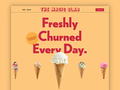 Ice Cream Shop Design and Template - The Magic Slab