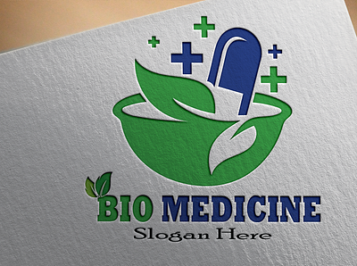 BIO MADICINE bio madicine eco madicine harbal logo logodesign