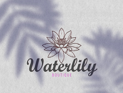water lily flower logo lily flower