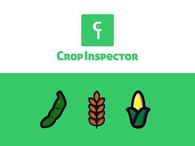 Crop Inspector icon & assets branding icon illustration logo seed