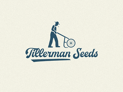 Tillerman Seeds logo farming logo seed