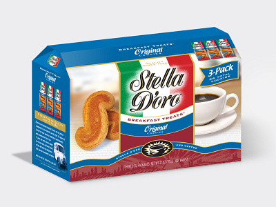 Stella Doro Breakfast Treats 3-Pack branding packaging design