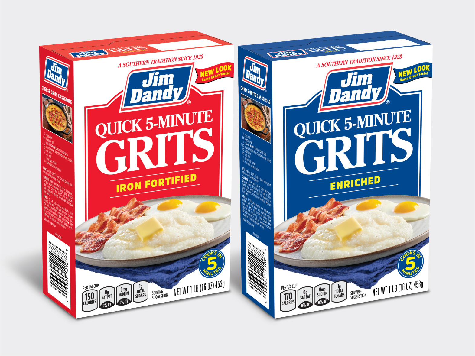 Jim Dandy Grits Refresh 2020 by James Bridges / food packaging design