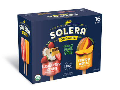 Solero Organic Frozen Fruit Bars Variety Pack