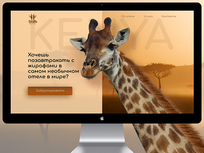 Website cover concept for a hotel adobe photoshop concept design figma tilda webdesign