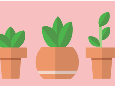 Pottedplants illustration vector