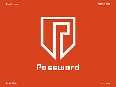 Password app design logo logo design mobile service mobile shop password security security logo