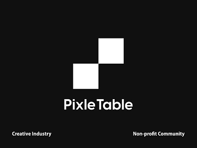 Pixel Table branding and identity design graphic design illustration logo logo design