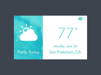 Weather Dashboard app dashboard design flat ios mobile osx weather widget