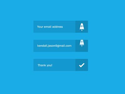 Send blue button design email flat icon icons interface rocket ui ui design web