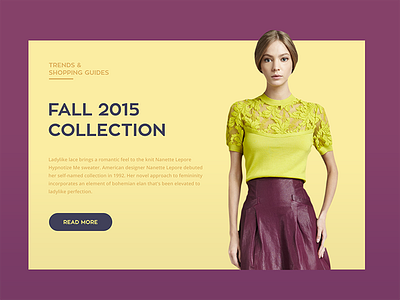 Fashion Header card ecommerce fall fashion flat header interface product ui widget