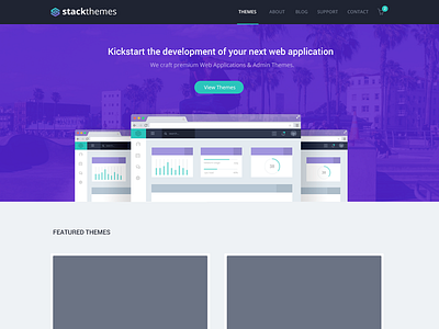 StackThemes admin dashboard data interface task themes ui ux webapps widget