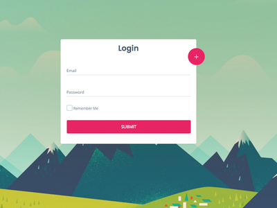 Login & Register animation form icons login materialdesign register transition ui user interface