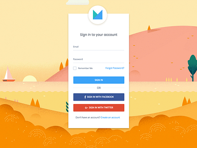 Material Design Login V1