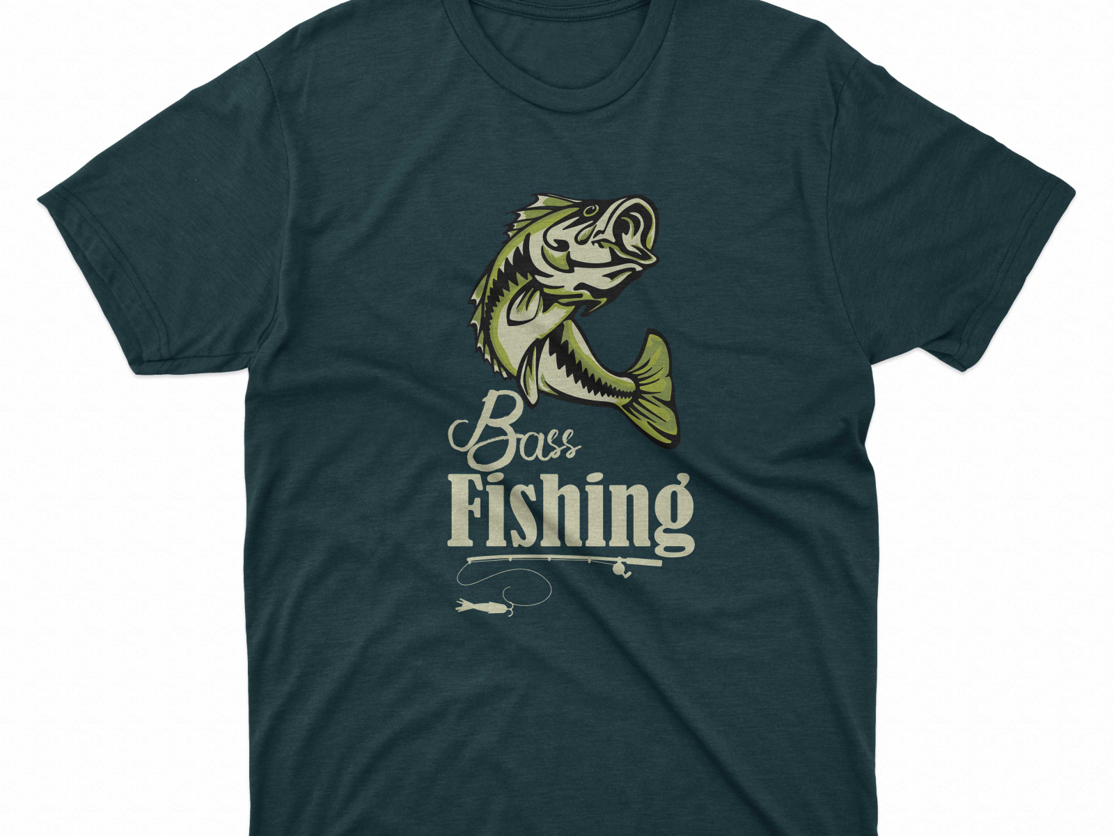 Bass fishing t-shirt design by md alamin islam on Dribbble