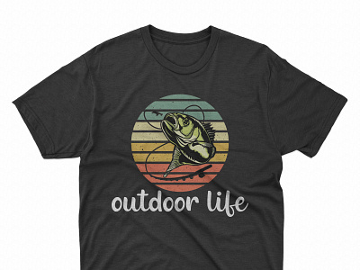 fishing T-shirt design