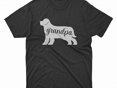 dog grandma T-shirt design