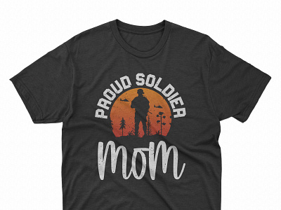 soldier mom t-shirts design