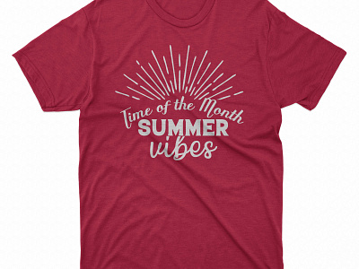summer vibes T-shirt design