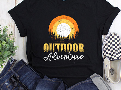 outdoor adventure tshirt design