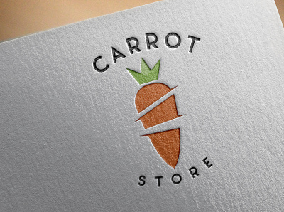 Carrot Store - Logo design black brand brand identity branding business card businesscard cool graphicdesign logo retro rose apothecary logo typography vintage white