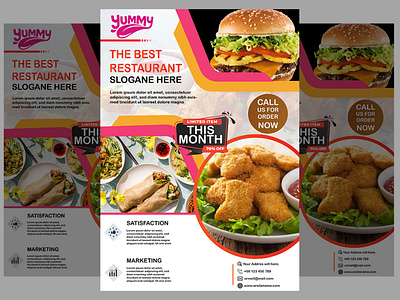 Restaurant flyer design