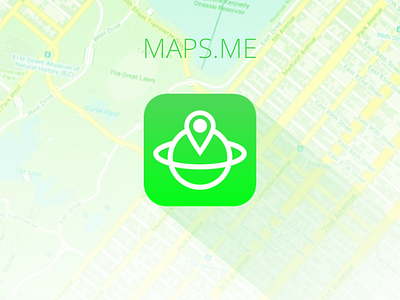 MAPS.ME logo concept design icon logo maps