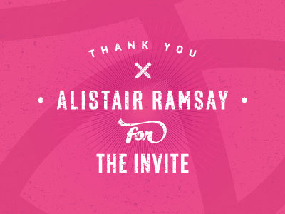 Thank you Alistair Ramsay