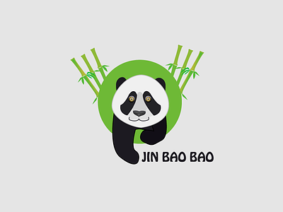 Panda bear concept illustration panda vector