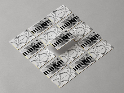 Montauk Hard Label branding business card logo stripes