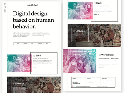 Fresh Tilled Soil rebrand and redesign early concept