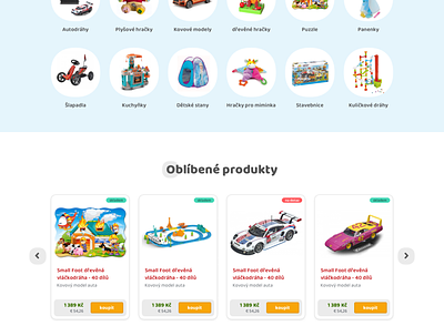 Toy store ecommerce shop toys web website