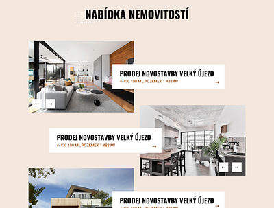 Real Estate website design flat ui web webdesign website