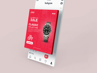 Creative Watch ad design. advertismrnt branding creative graphic design social media social media post design socialmediaaddesign