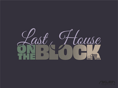 Last House on the Block design typography