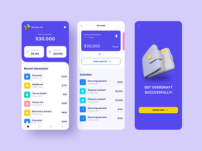 Browse thousands of Overdraft images for design inspiration | Dribbble