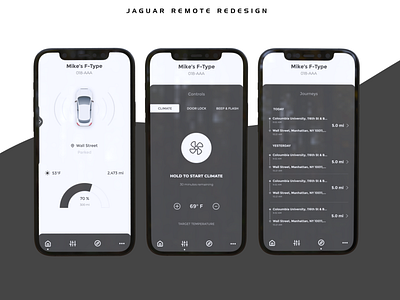 Jaguar Remote APP Redesign