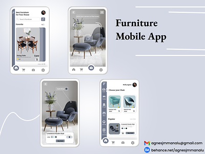 Furniture Mobile App Design design dribbble furniture furnituremobileapp mobileappdesign newbie uitrend uiux uiuxinspiration userinterface