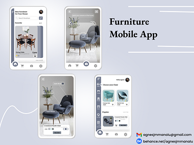 Furniture Mobile App Design