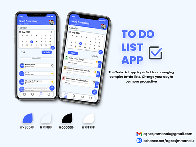 ToDo List Mobile App by agnes manalu on Dribbble