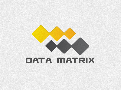 Data Matrix data digital digital logo hosting m logo matrix media modern online web