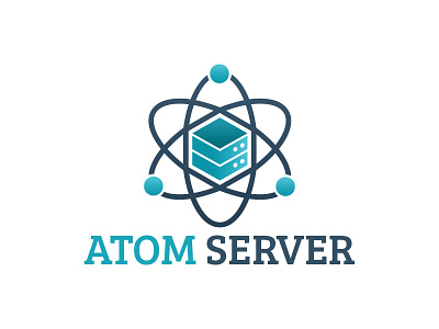 Atom Server atom cube data digital hosting internet network server technology