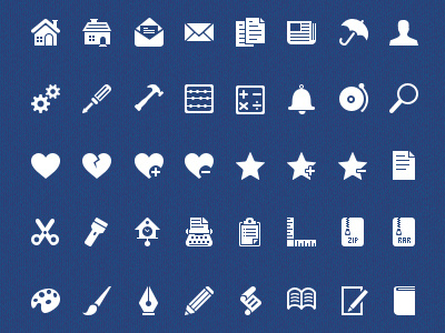 Icons 26 x 26px icons pictogram