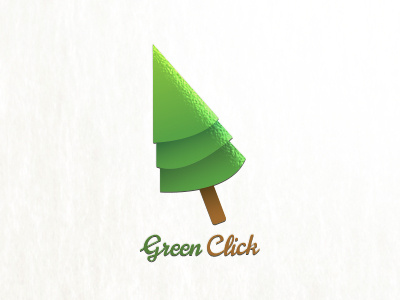 Green Click arrow click cursor green logo tech tree web